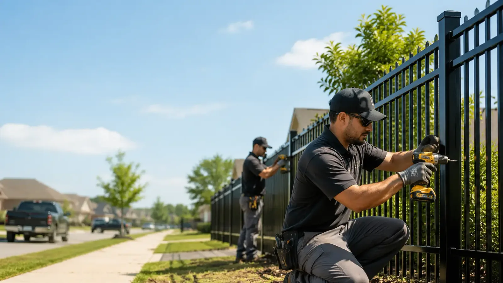 Metal Fence Installation in Miller Place, NY